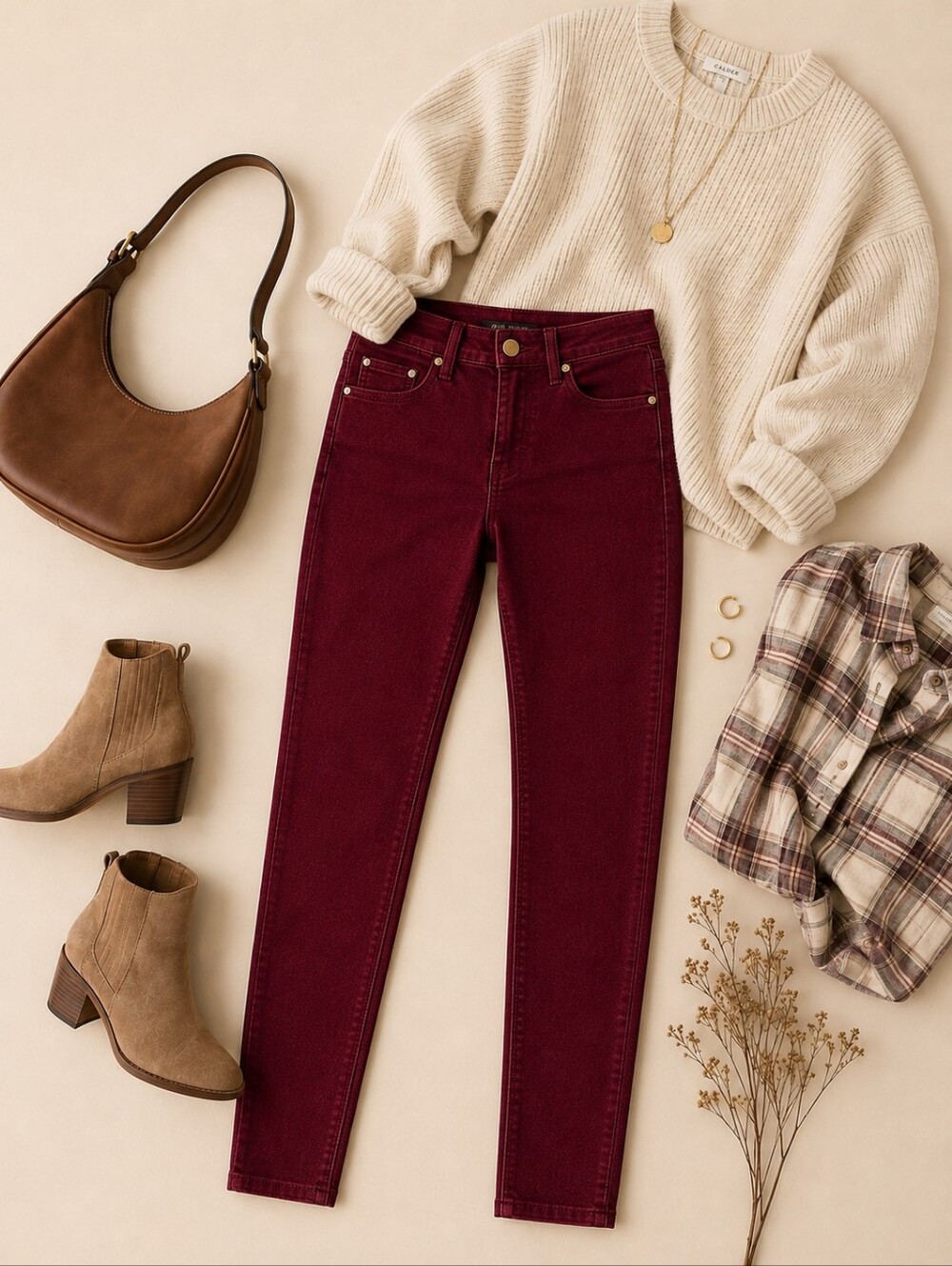 Judy Blue High Rise Maroon Skinny Denim Jeans Red Stretch Classic Size 5/27 NWT